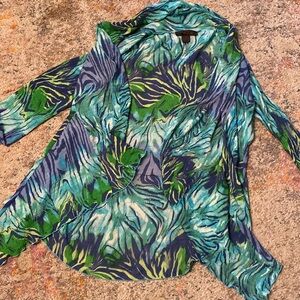 Tropical Cover Up/Overshirt/Cardigan Pleats Collection S